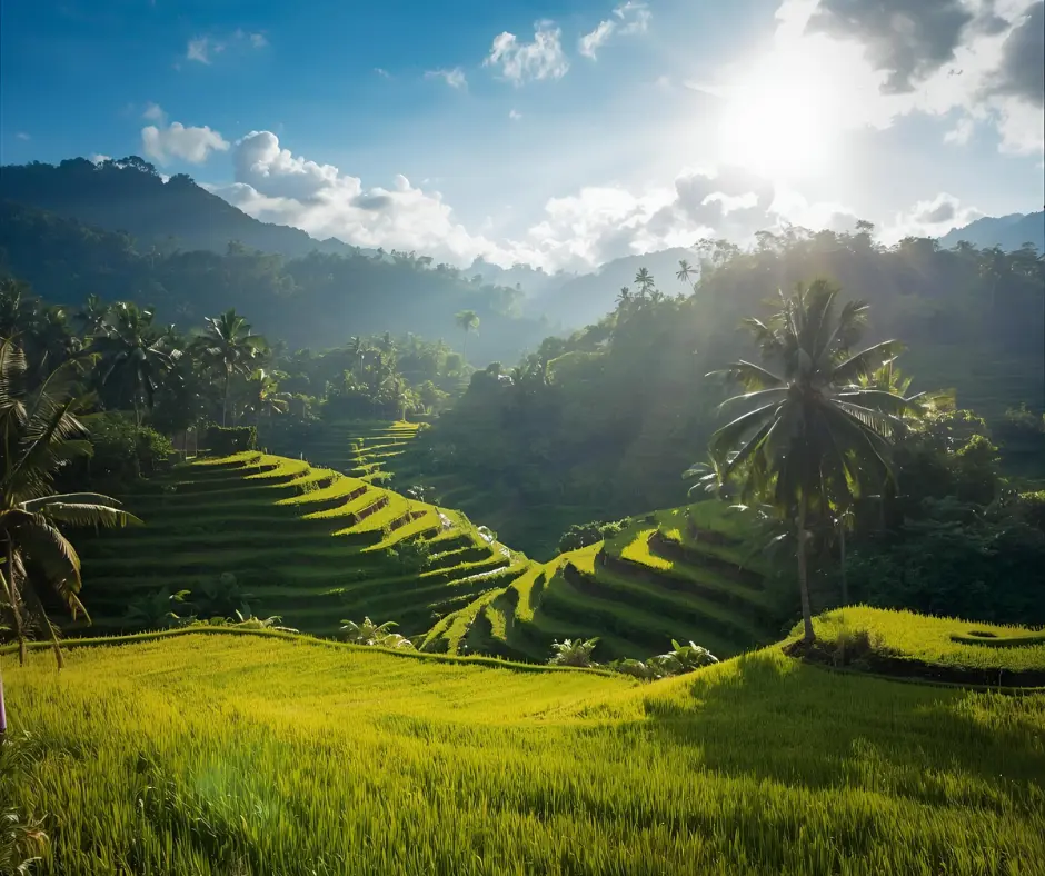 Lush mountain landscape Lush mountain landscape